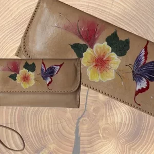 Cartera de Mano - Mariposa en Flor