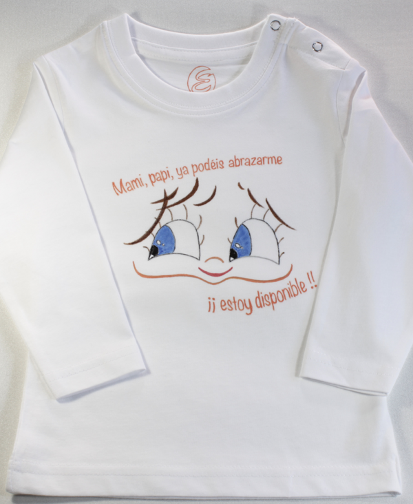 Body Bebé Manga Corta - Carita Infantil