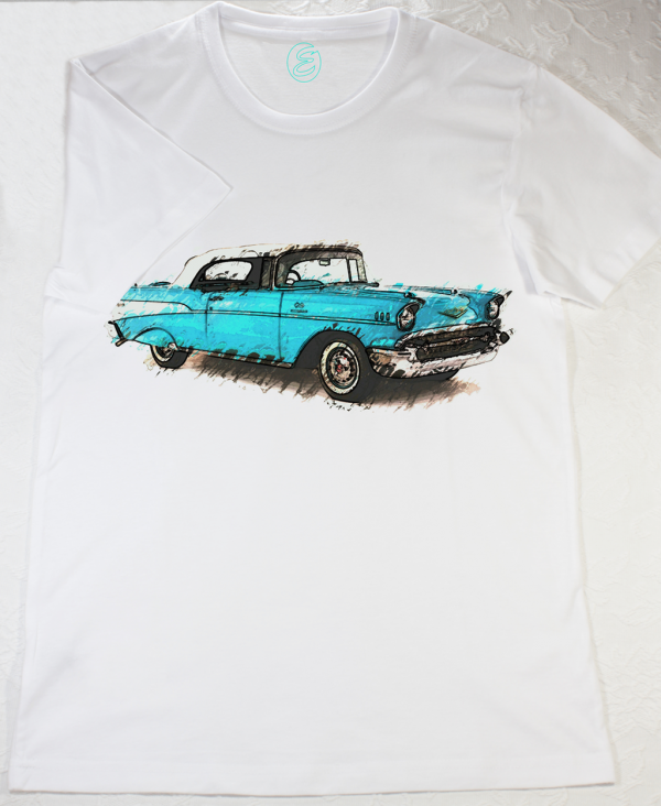 Camiseta Chico Manga Corta - Chevrolet Azul