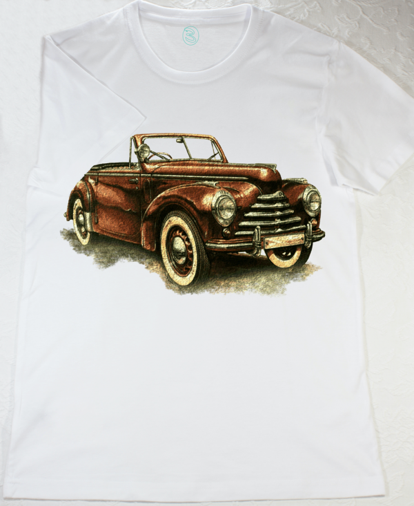Camiseta Chico Manga Corta - Coche Antiguo