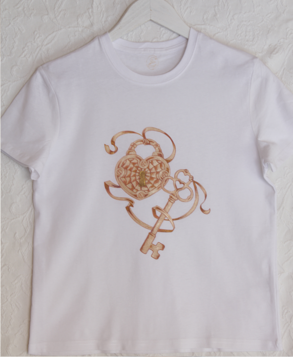 Sudadera Chico/a Forro Polar - Corazón con Llave Cobre