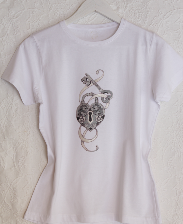 Sudadera Chico/a Forro Polar - Corazón con Llave Plata