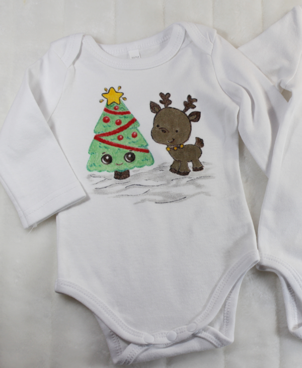 Body Bebé Manga Corta - Navidad Infantil 3