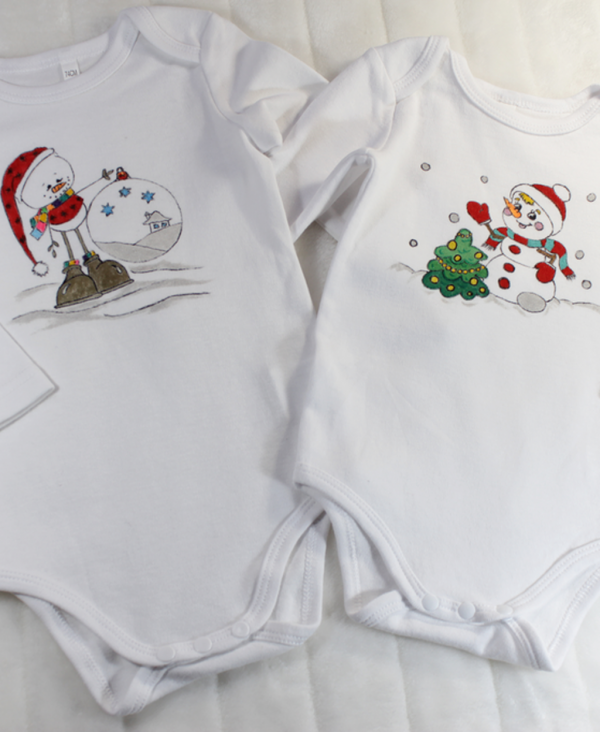 Body Bebé Manga Corta - Navidad Infantil 2