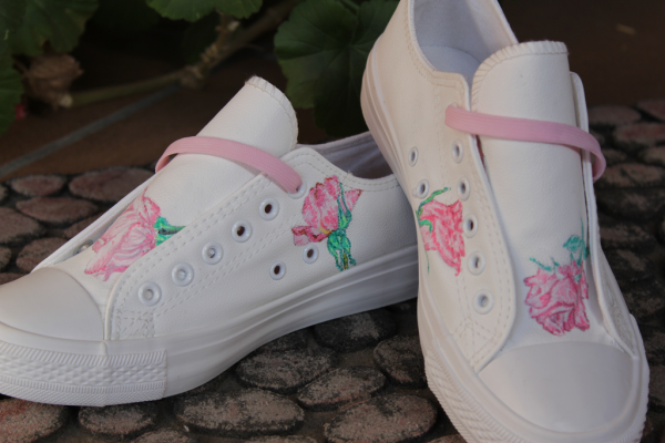 Zapatillas Básicas Recubiertas - Rosas Rosas