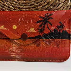 Cartera de Mano - Rojo Atardecer
