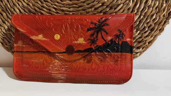 Cartera de Mano - Rojo Atardecer
