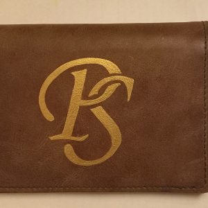Cartera de Mano - Iniciales Doradas