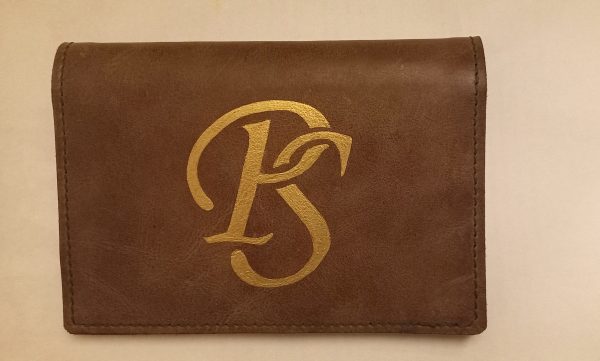 Cartera de Mano - Iniciales Doradas