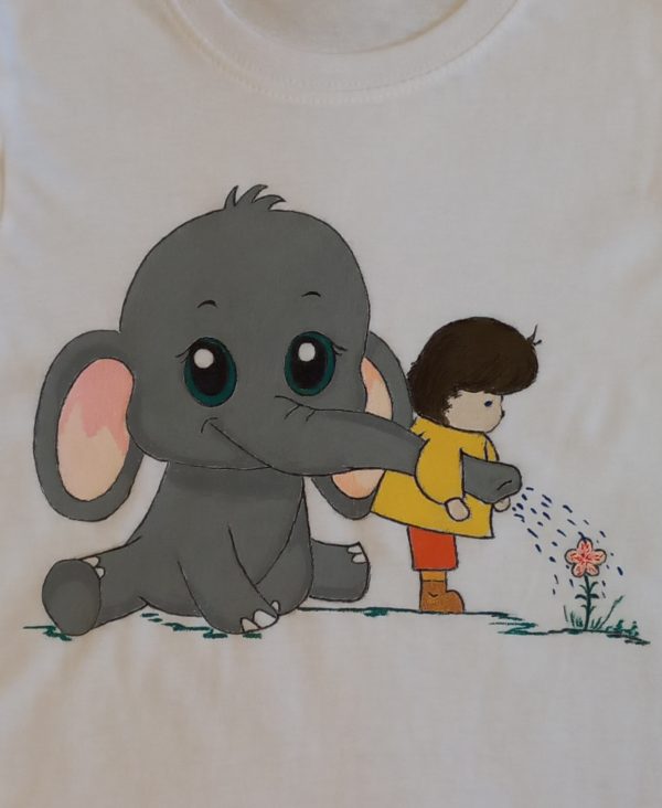 Sudadera Niño/a Forro Polar - Regando con mi Elefante
